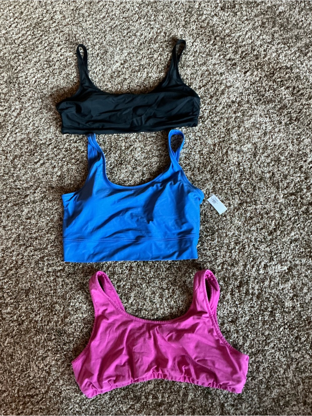 3 bundle lot OLD NAVY ACTIVE sport swim BRA tops support & comfort plus size 3X